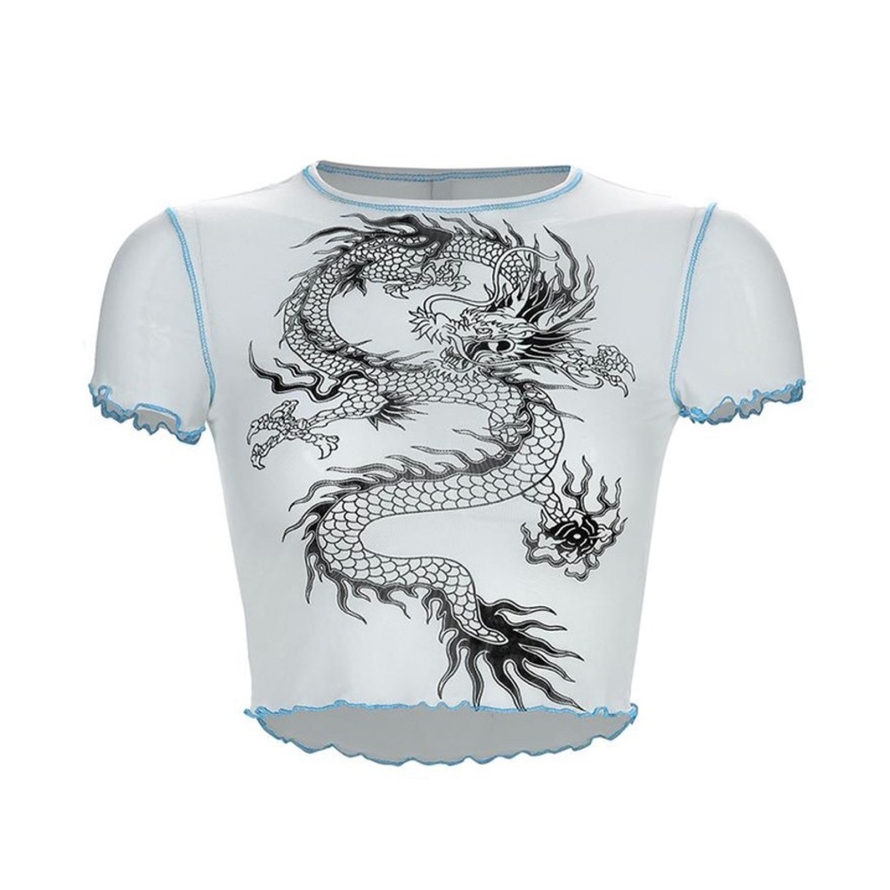 dragon top is mesh in medium